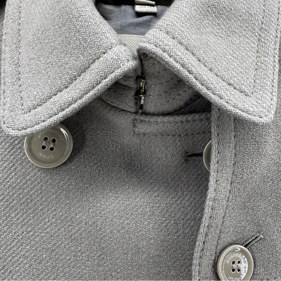 Burberry Double-Breasted wool cashmere Trench Coat with belt sz2 - Picture 7 of 16